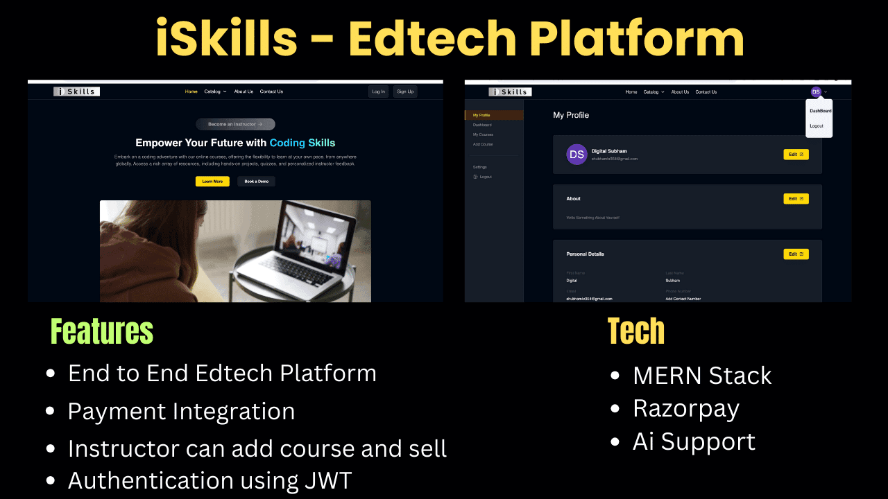 iSkills ed-tech platform preview